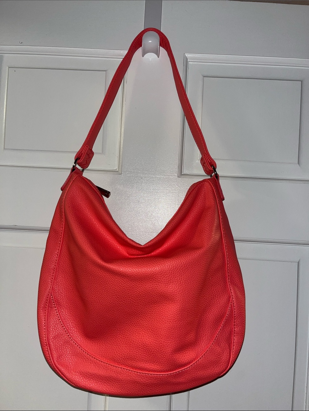 Jewell by Thirty-One  Hobo Shoulder Bag in Coral Orange